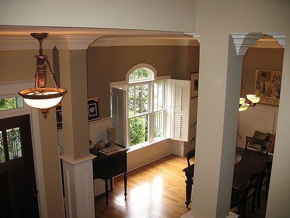 Open, airy and bright. Grand 2 story foyer with 10 ft ceilings on main.