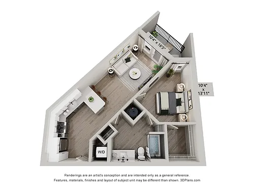 Floor plan 1C