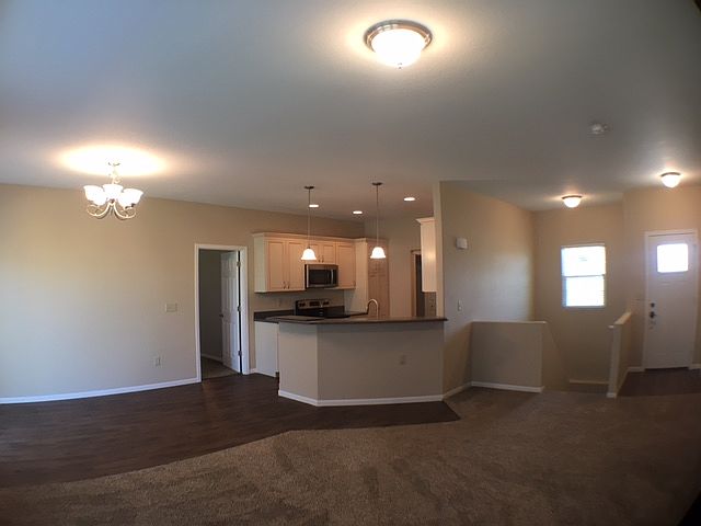 Living Room into Kitchen