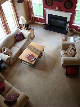Family Room view from back staircase
