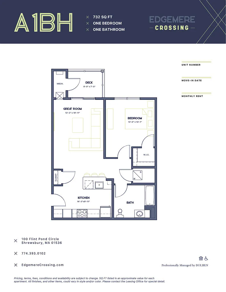 Floor plan A1BH