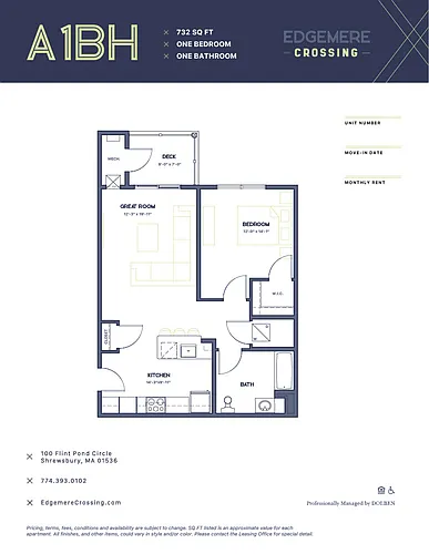 Floor plan A1BH