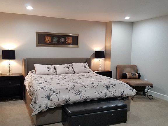 Basement bedroom