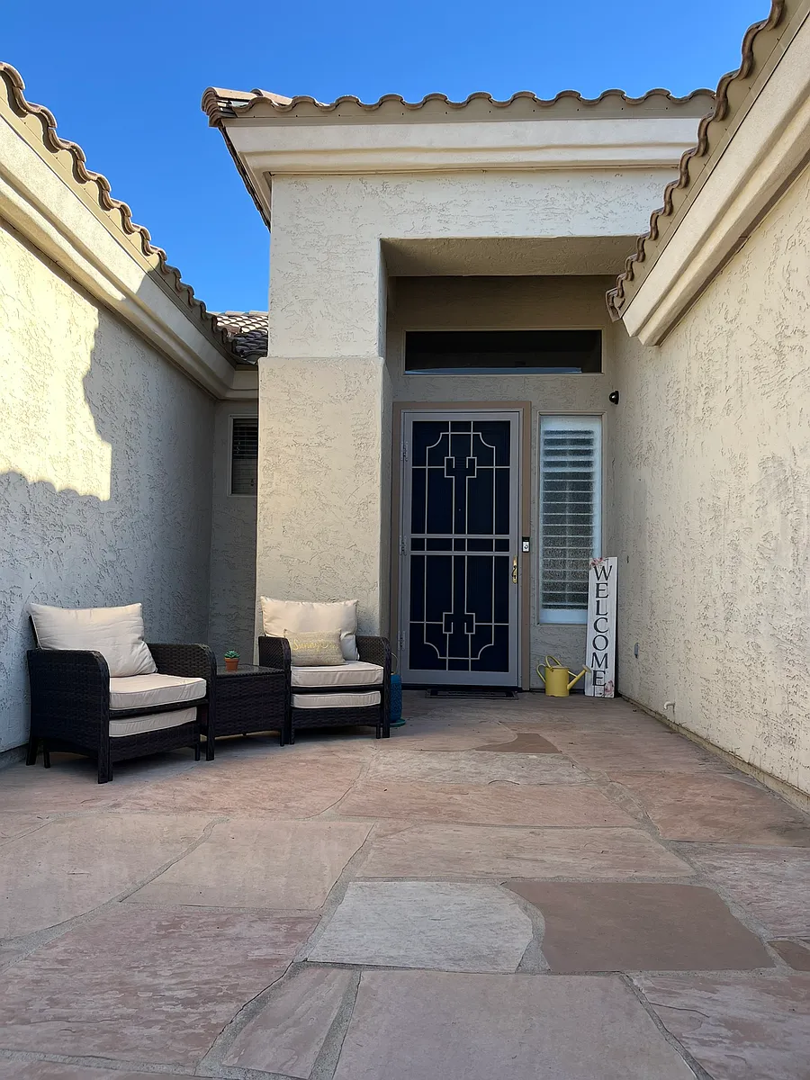 Breezeway Front Door - 7323 E Wing Shadow Rd