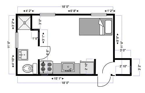 Floor plan 209 Church Street - A6