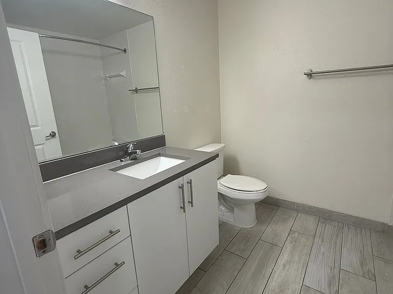 Your private master bathroom designed with comfort and modern style in mind.