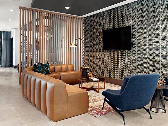 Second Floor Resident Lounge and Coworking Spaces