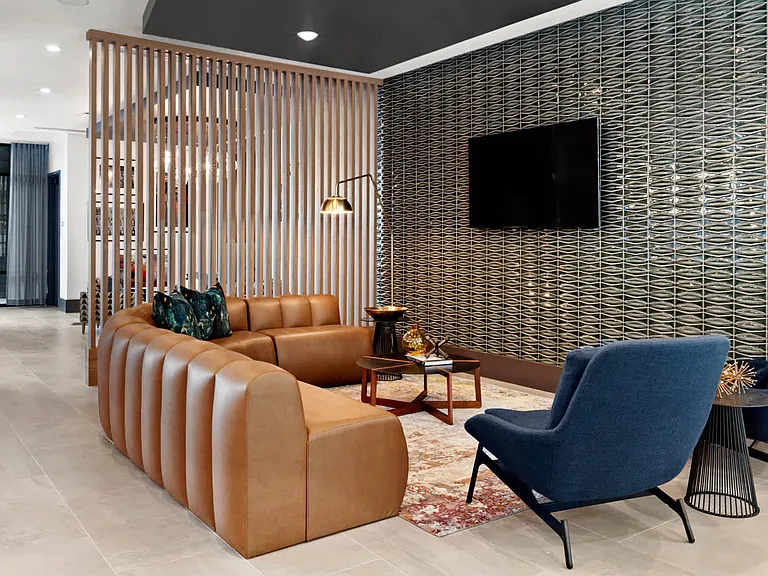 Second Floor Resident Lounge and Coworking Spaces