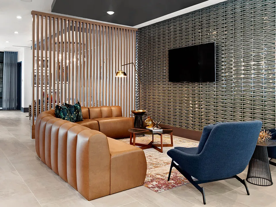 Second Floor Resident Lounge and Coworking Spaces