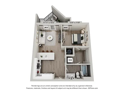 Floor plan 1B