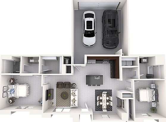 Residence 1 3D Floor Plan