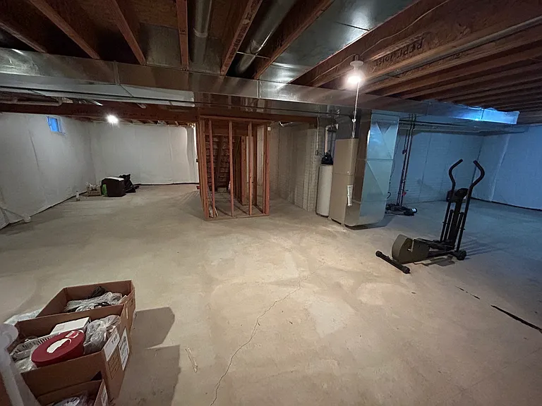 Basement front half