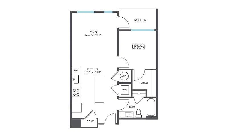 Floor plan Vincent