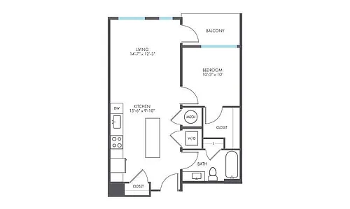Floor plan Vincent