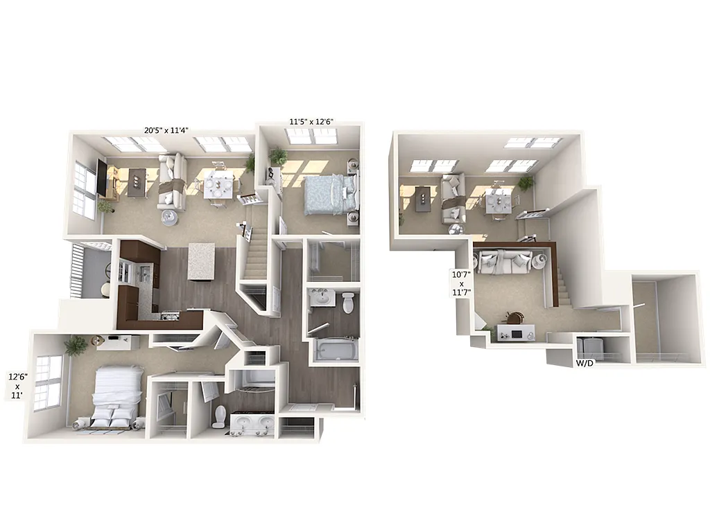 Floor plan B3L