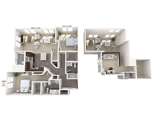 Floor plan B3L