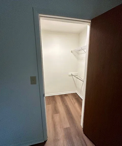Walk in closet in primary