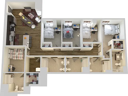 Floor plan 5X5