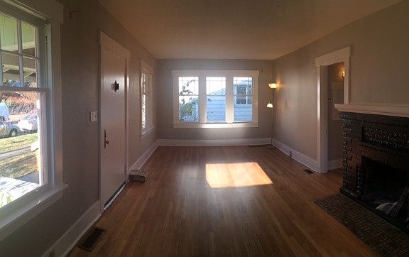 Front door into Living room