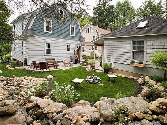 Garden with 45' Waterfall