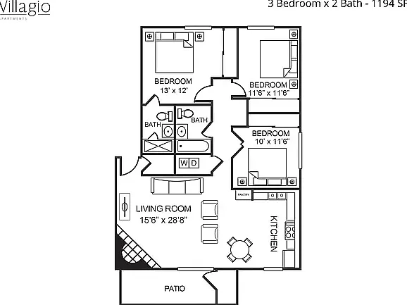 Villagio Furnished Apartments — Photo 34