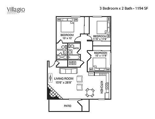 Floor plan 3X2