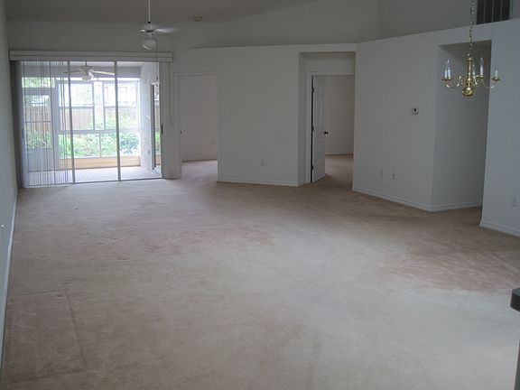 Spacious, open dining and living room area