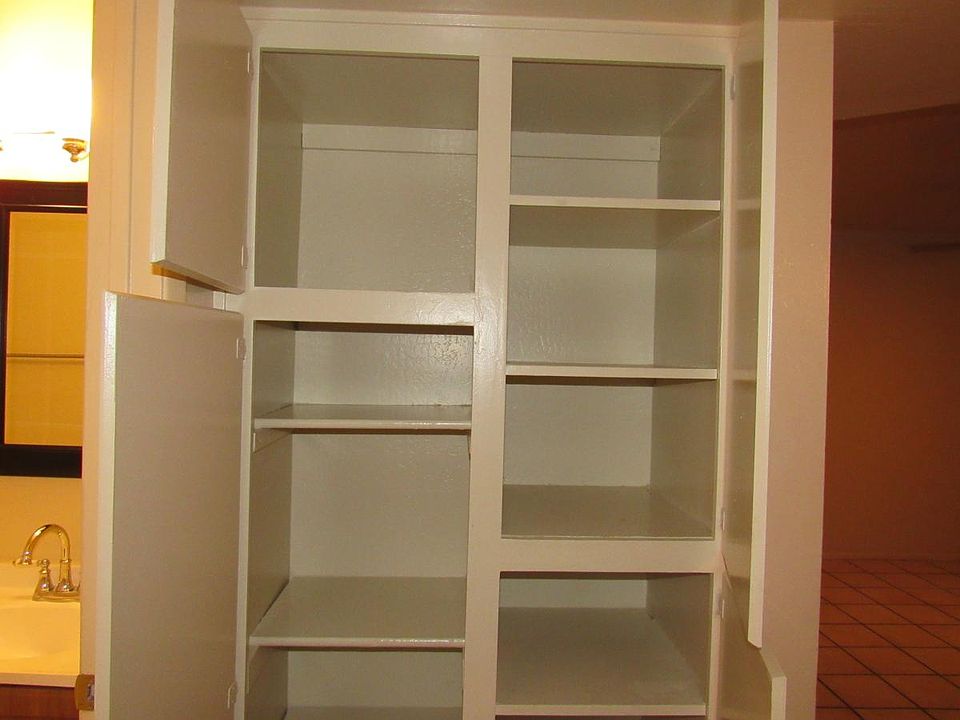 Built-in closet storage in the hall