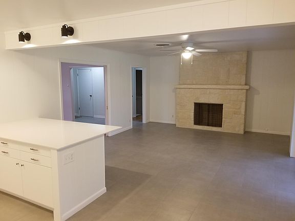 Kitchen is open to the living area