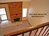 The view of the living room from the master suite.