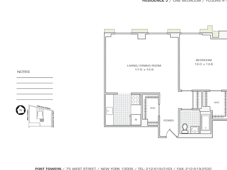75 West St #15J — Photo 2