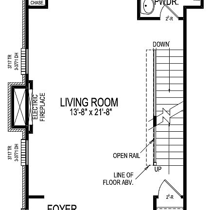 Townhome A Main Level Base Plan