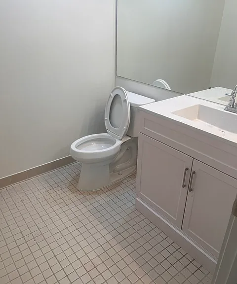 remodeled half bath