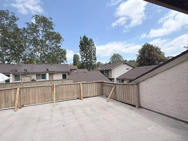 second floor balcony