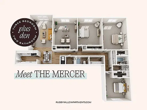 Floor plan The Mercer