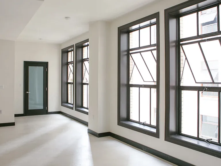 Living Room with Custom Tile Floors
