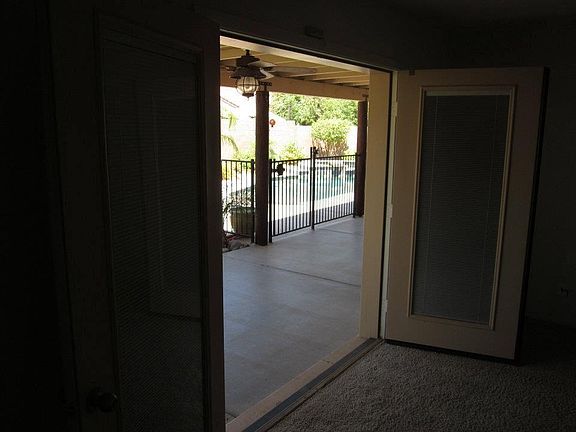 French doors in the Master Bedroom