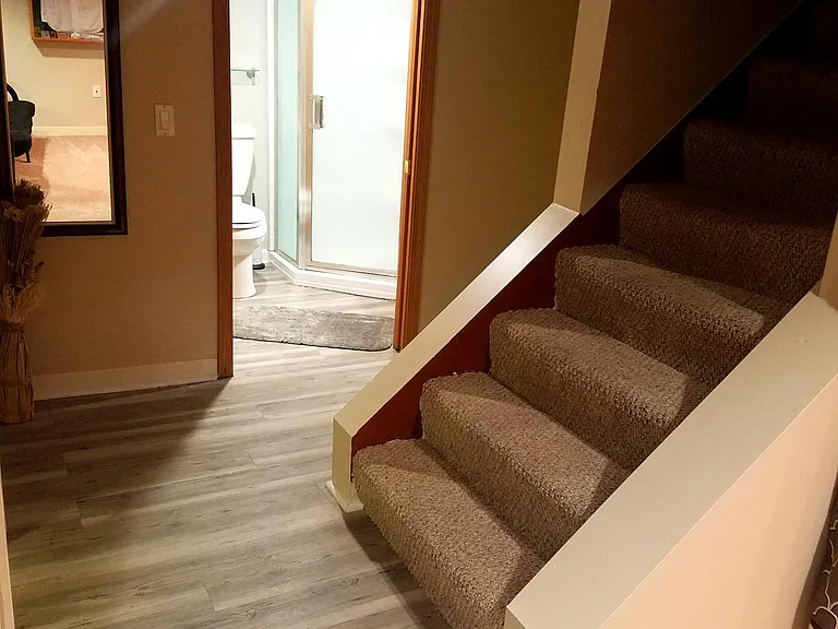 Half bath in basement