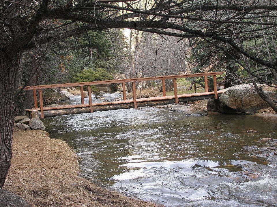 Enjoy large mountain creek on property