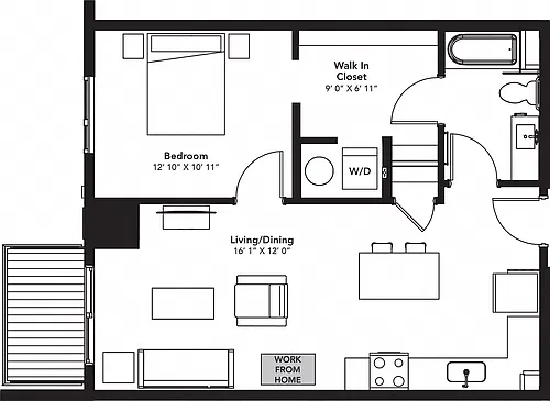 Floor plan A21-DDG