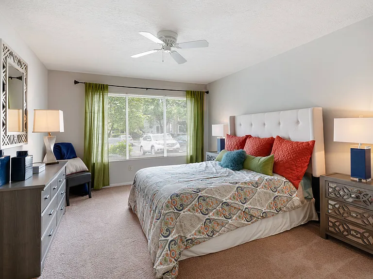 Master Bedroom with Large Window