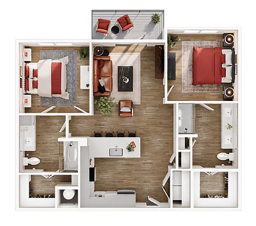 Floor plan B1-2