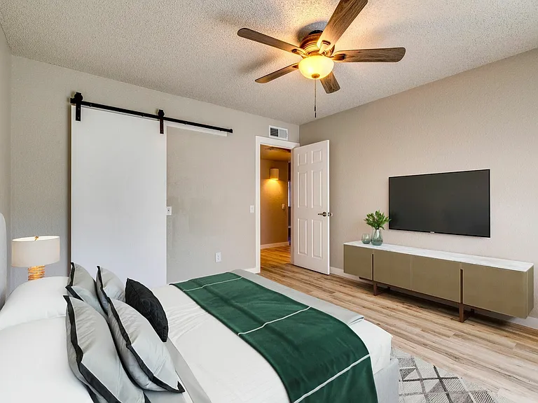 The Monica Apartments Bedroom
