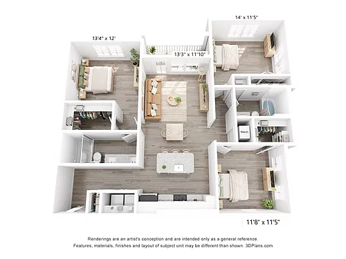 Floor plan C1 Live Local