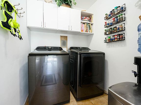 Laundry area, washer, dryer