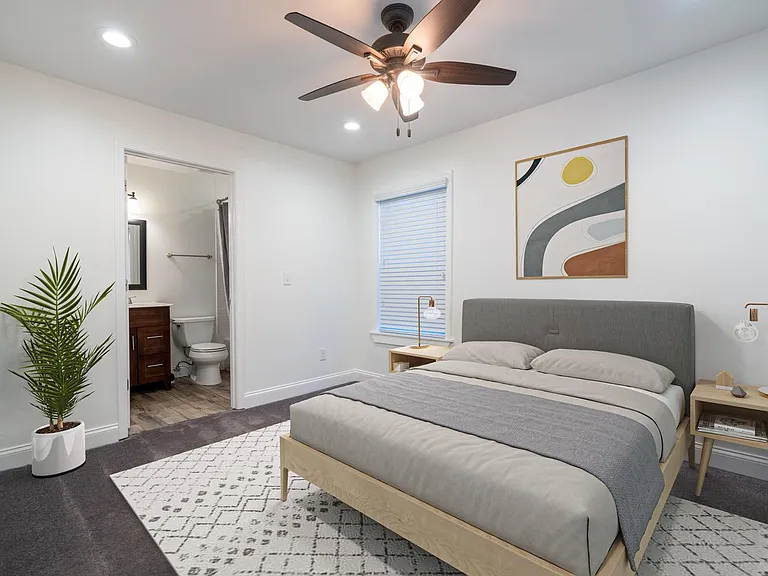 Bedroom 2. This image shows a virtually furnished space. Bedrooms come unfurnished.