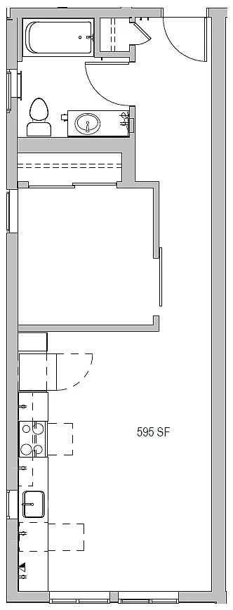 Floor plan 1 Bedroom