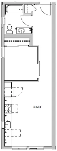 Floor plan 1 Bedroom