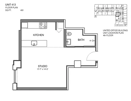 Floor plan 413