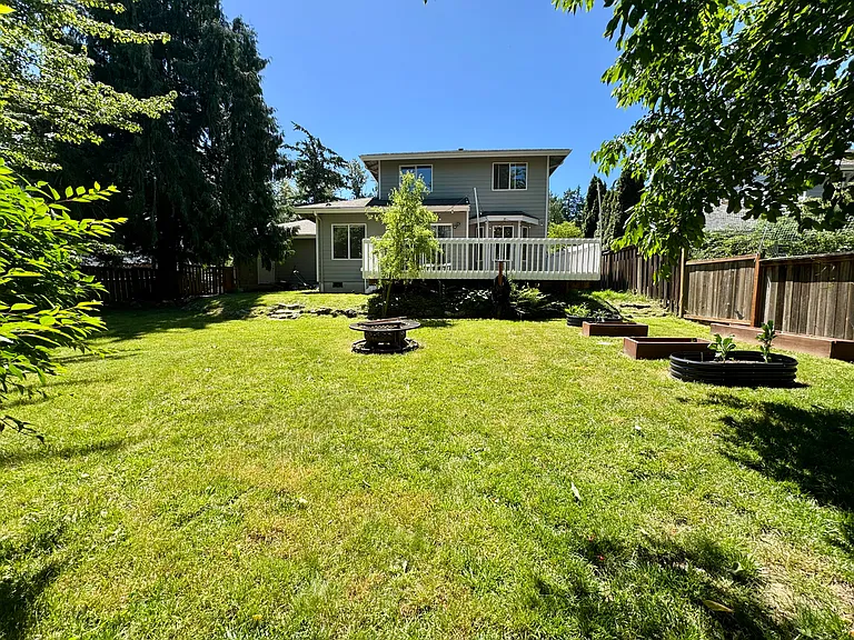Large Fully Fenced Backyard